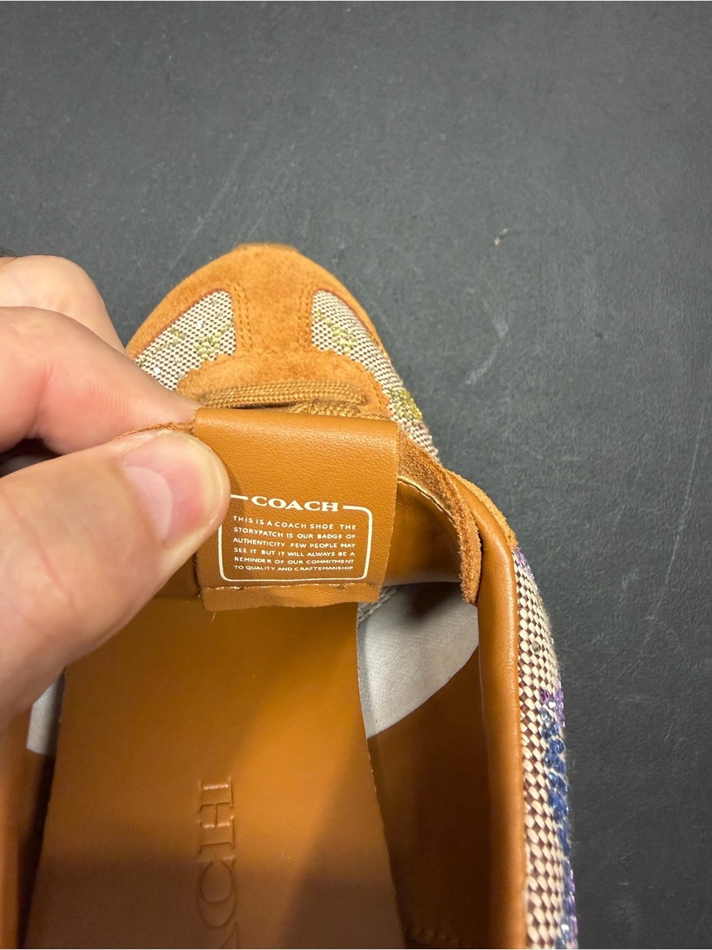 C Women’s Mustard Suede & Multicolor Pattern Sneakers - Picture 4 of 8